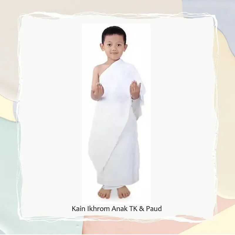 Kain Ikhrom Handuk Anak TK SD SMP Instan dan Non Instan Atasan Katun 1