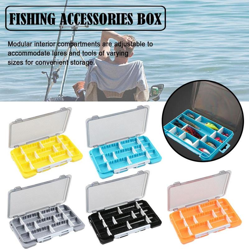 Hộp đựng đồ câu đa năng chống bụi, có đính sequin – hộp đựng mồi A2G9