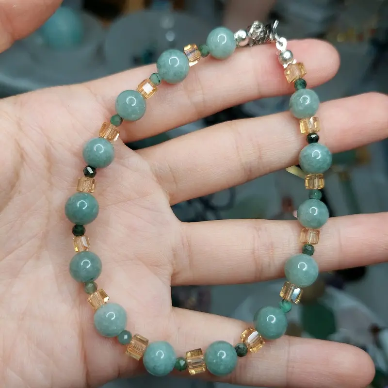 Gelang Crystal full Custom adjustable 6