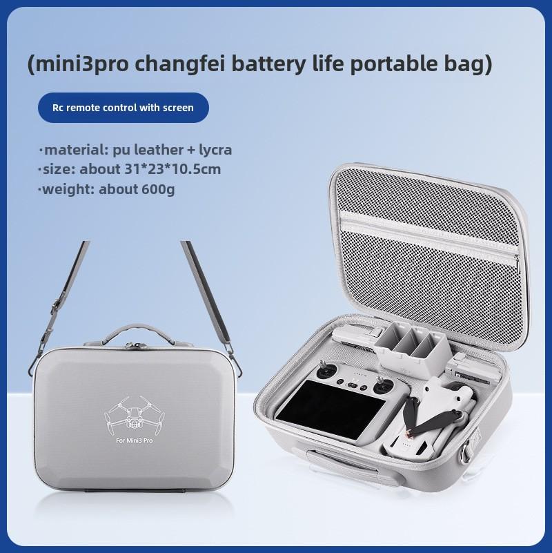 Product Introduction of Applicable To DJI DJI Mini3Pro Storage Bag Portable Shoulder Bag Mini 3 Portable Drone Full Set of Accessories Box Cameras 4