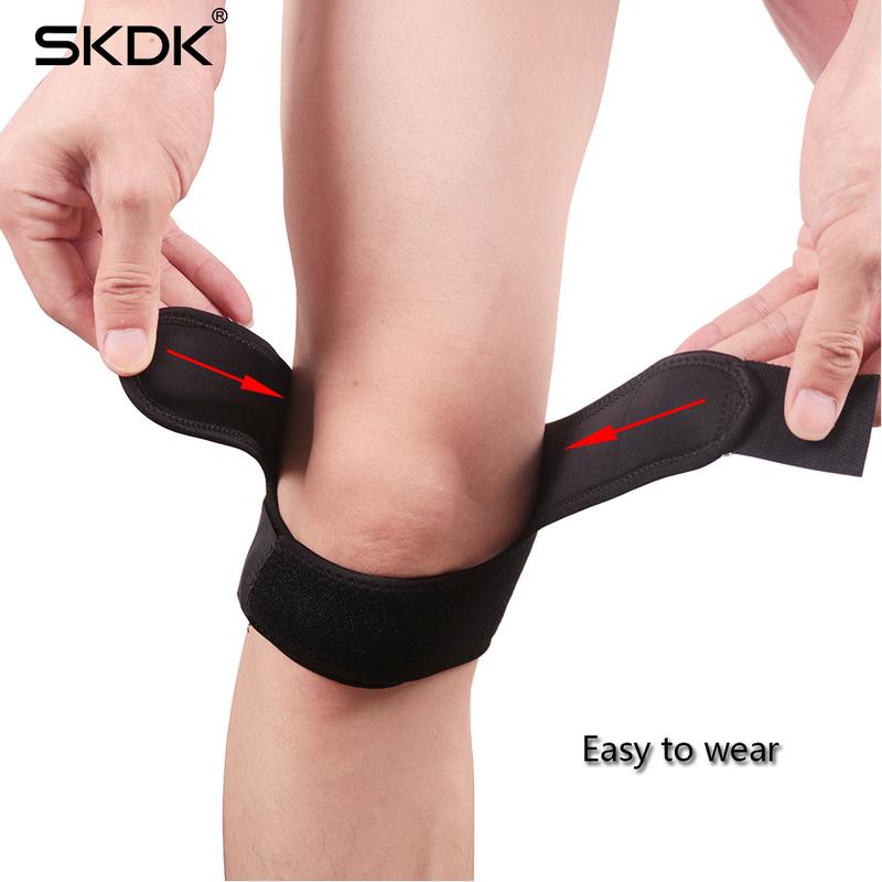 Product Introduction of Patella Retinaculum Sports Kneecaps Outdoor Basketball Mountain Climbing Biking Shock Absorption Compression Kneepad Weightlifting Protective Gear 2