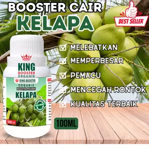 Booster Cair Kelapa 100ml Berbuah Lebat Maksimal Pupuk Organik.