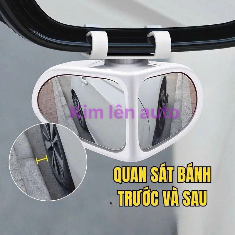 Bộ 2 Gương Chiếu Điểm Mù ô Tô Quan Sát Trước Và Sau Góc rộng Chống Nước An Toàn Khi Lái Xe - Thương hiệu uy tín guong  chieuhau 0