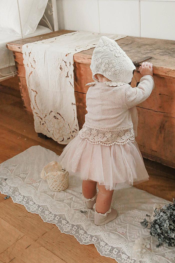 Product Introduction of Korean style girls' baby and infant lace air conditioning shirt ins casual sun protection clothing cardigan coat all-matching cardigan 6