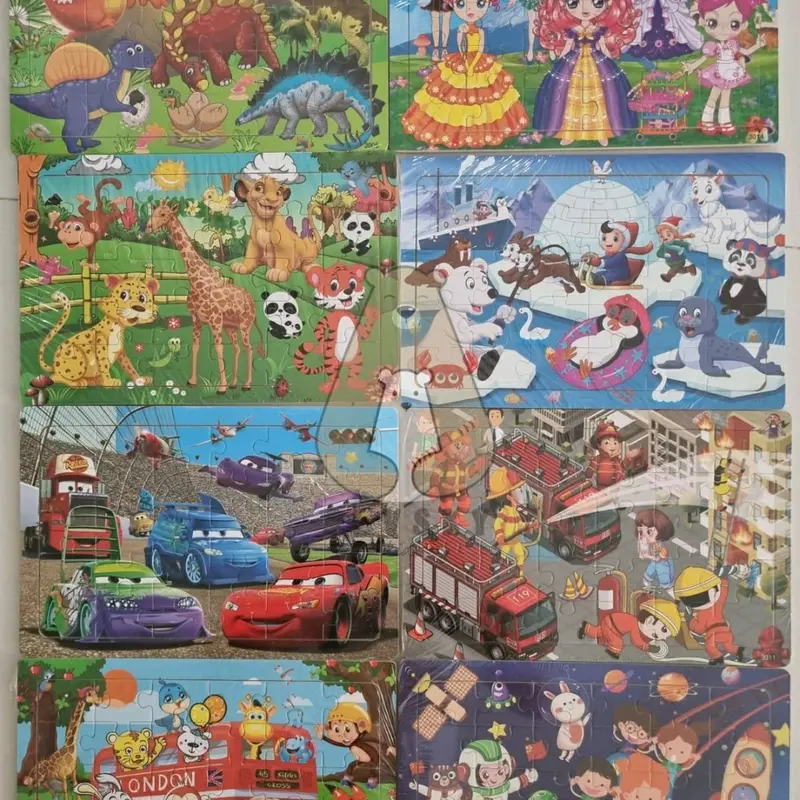 MAINAN EDUKASI ANAK PUZZLE KAYU 30 PCS KARAKTER LUCU / JIGSAW PUZZLE 6
