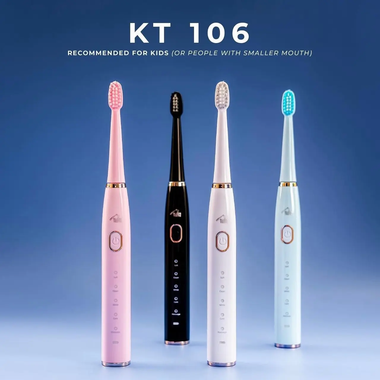 KT 106 Sikat Gigi Elektrik International Warranty Smart Control Sensitive Mode Sensitive Mode Sensitive Mode Sensitive Mode Sensitive Mode Box