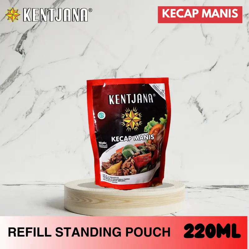 Kecap Kentjana Refill Standing Pouch 220ML 0