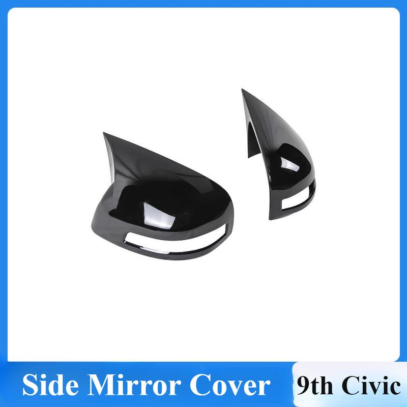 Product Introduction of 2012 - 2015 Honda Civic FB 9th Civic Side Review Mirror Cover M4 Bull Shape Style Protector 43