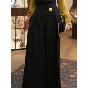 [clearance] FADFAD Celana Panjang Wanita Model Kaki Longgar Casual