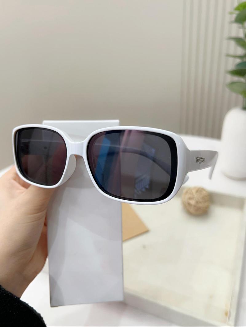 Product Introduction of Unisex Simple Style Tinted Lens Sunglasses, Trendy Casual Sunglasses for Everyday Use, Fashion Accessories for Outdoor Activities 3