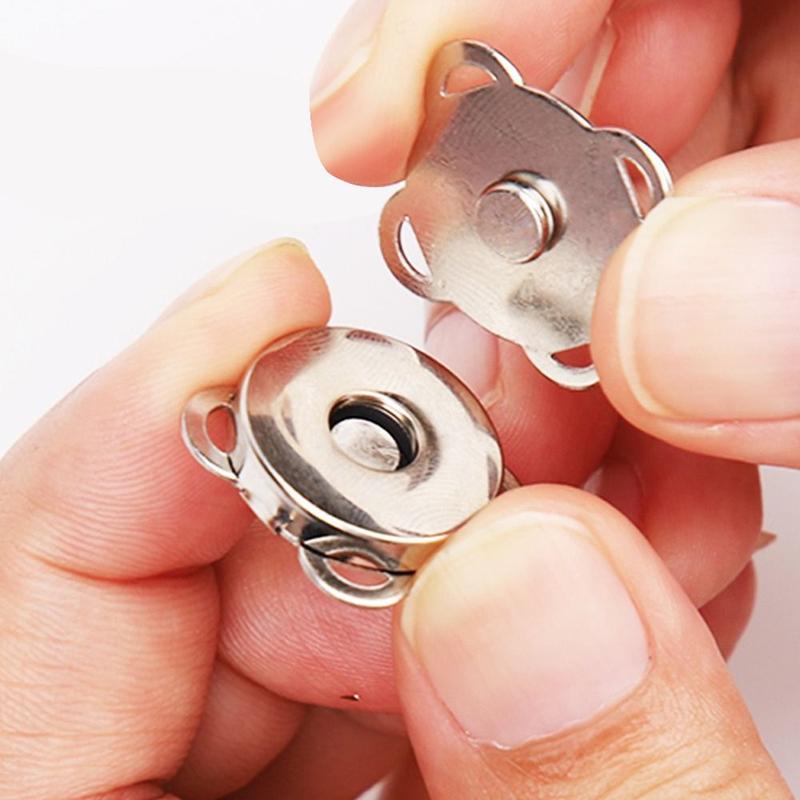 Product Introduction of 1Pair Handbag Purse 14/18mm Plum Blossom Metal Buttons Wallet Craft Self-Sewing Snap Buttons DIY Fasteners Clasps Buttons For Clothes Bags Shoes 18