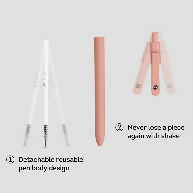 0.5mm Gel Pen (5 Counts/set), Smooth Writing Gel Pen, Cute Stationery Pen for Office School Student, Gift for Girls 5