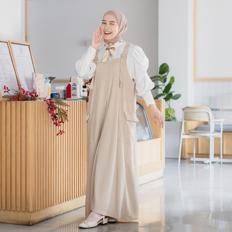 Mybamus Dania Overall Cargo Dress Overall Rok Kekinian Dress - Shop ...