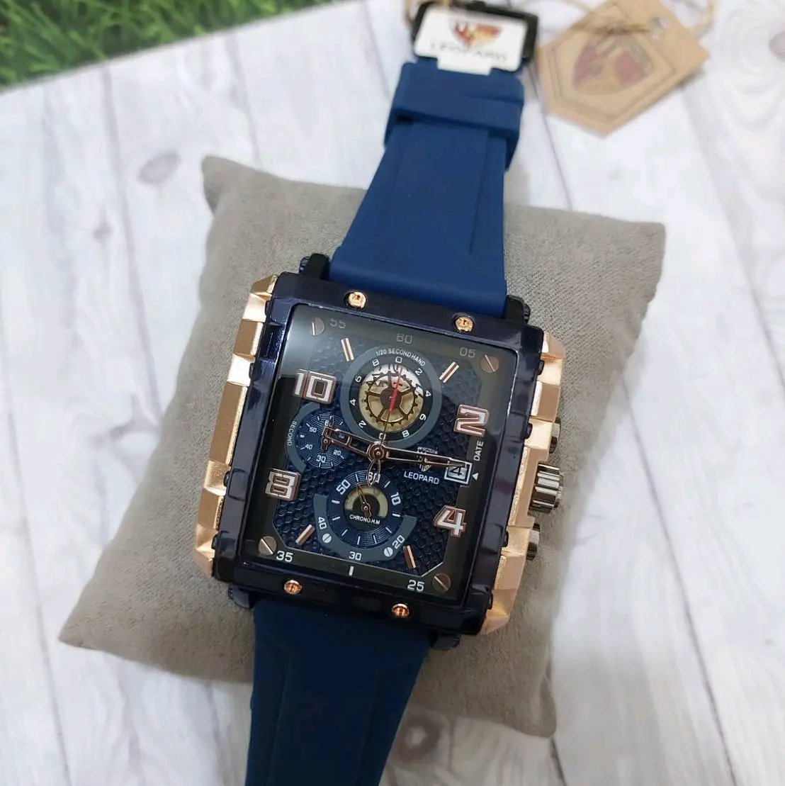 CHRONO AKTIF JAM TANGAN PRIA COWOK ORIGINAL BERGARANSI BRAND LEOPARD DIKIRIM MENGGUNAKAN BOX Watches