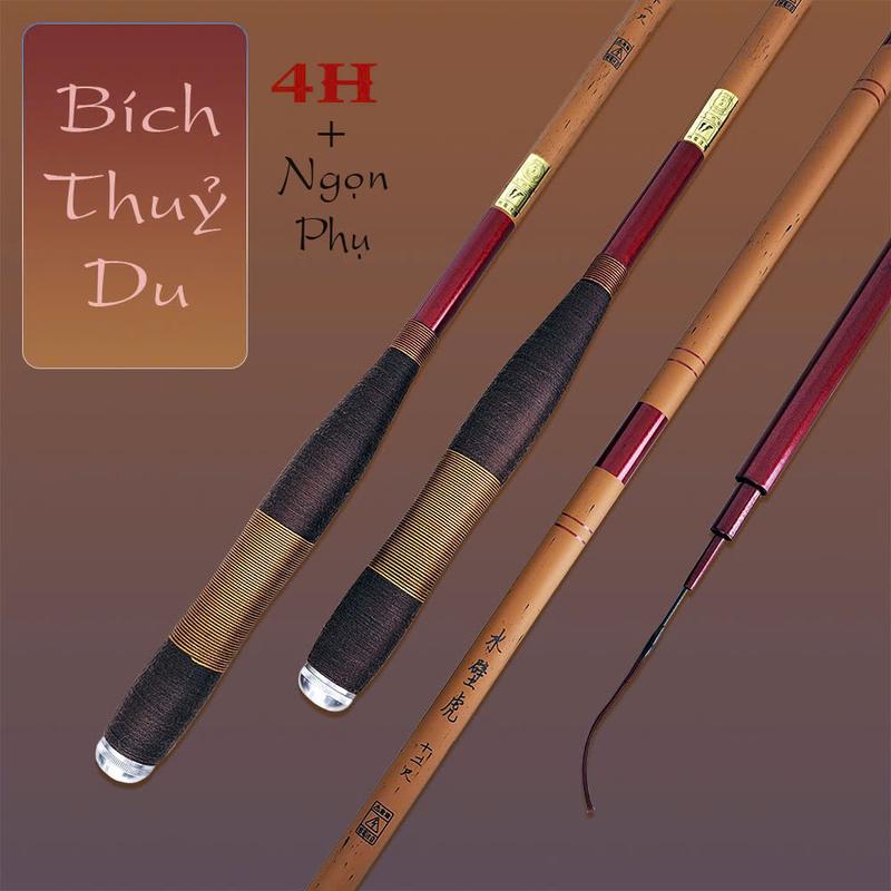 Cần câu tay 4H Bích Thủy Du câu cá nước ngọt rô diếc cá chép thích hợp câu cảm giác -Viking Fishing Bắt Cá Đi Câu