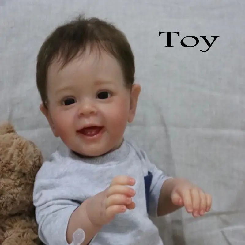 Artificial Reborn Baby Doll, 1 Count Soft Touch Realistic Baby Doll, Realistic Newborn Baby Doll, Handmade Outfit Toddler Doll, Best Gift For Baby & Toddler