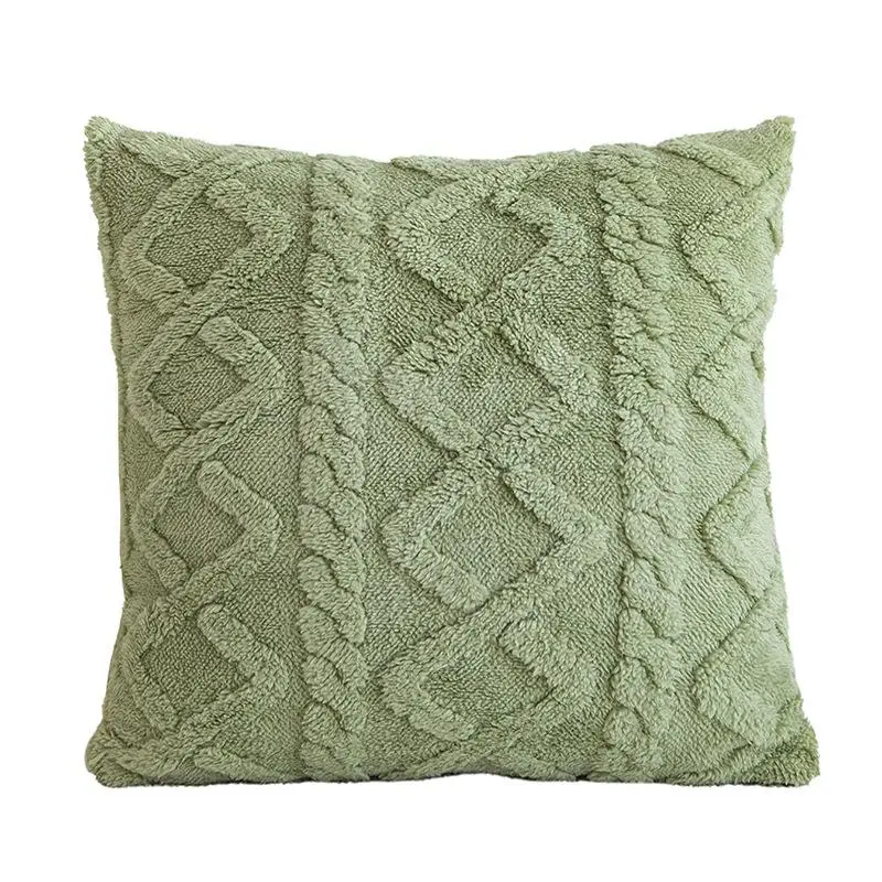 Vỏ Gối Nhồi Bông Màu Trơn Siêu Mềm, Thích Hợp Trang Trí Ghế Sofa Và Phòng Ngủ, Làm Bằng Nhung Kim Cương, Vỏ Gối Kê, Phát Hành Năm 2024 4