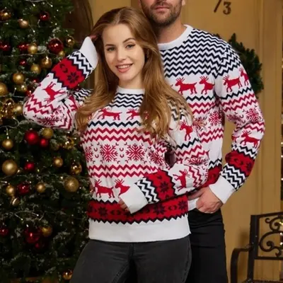 Selected Christmas Sweaters for Couples TikTok Shop