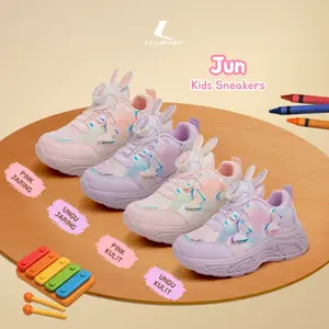 LVR Jun SIZE 26-35 Sepatu Sneakers Anak Perempuan Sport Kids Shoes Motif Butterfly NO BOX LV0688