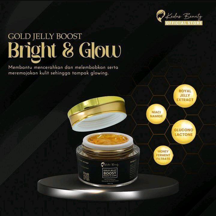 Boost Bright & Glow Gold Jelly Kedasbeauty 0