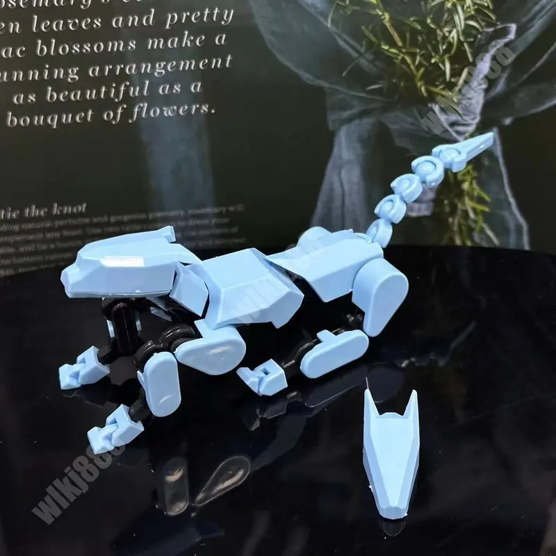 Mô Hình Hành Động, T13 Con Chó Tự Làm, Nhân Vật May Mắn 13, Nhiều Kiểu, Mô Hình Robot Cào Cắp, Khớp Nối Có Thể Di Chuyển, 13 Đồ Chơi Trẻ Em Giả 1