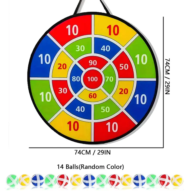 Dart Board Toy, Indoor & Outdoor Dart Board Game, Family Party Game, Birthday Gift, Party Game Toy, Sports & Outdoor Play Toy 1