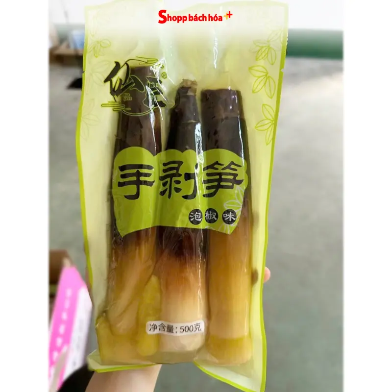 Măng Trúc cay Tứ Xuyên ngâm ớt đỏ 400g, đồ muối chua ăn vặt kèm các loại mỳ bún ốc Lý Tử Thất 2