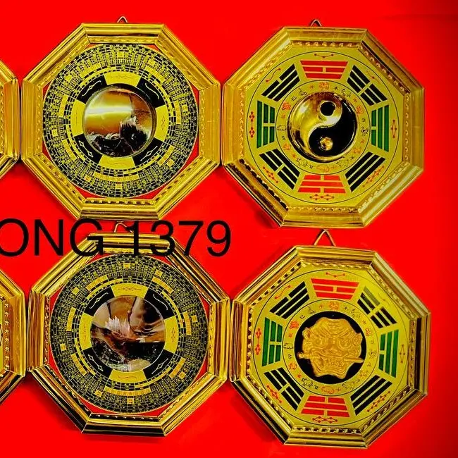 Cermin Bagua | Ba Gua | Pat Kua | Patkwa Hong sui Bahan Kayu 1