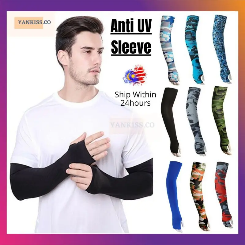 1 Pair of ANTI UV Arm Sleeve Long Sleeve Rider Motorcycle Hand Socks Women Hand Sleeve Men Sleeve Riding Sleeve Delivery