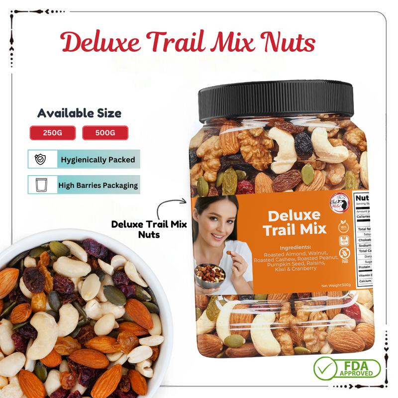 Deluxe Trail Mixed Nuts and Dried Fruits, Healthy Snack - TikTok Shop ...
