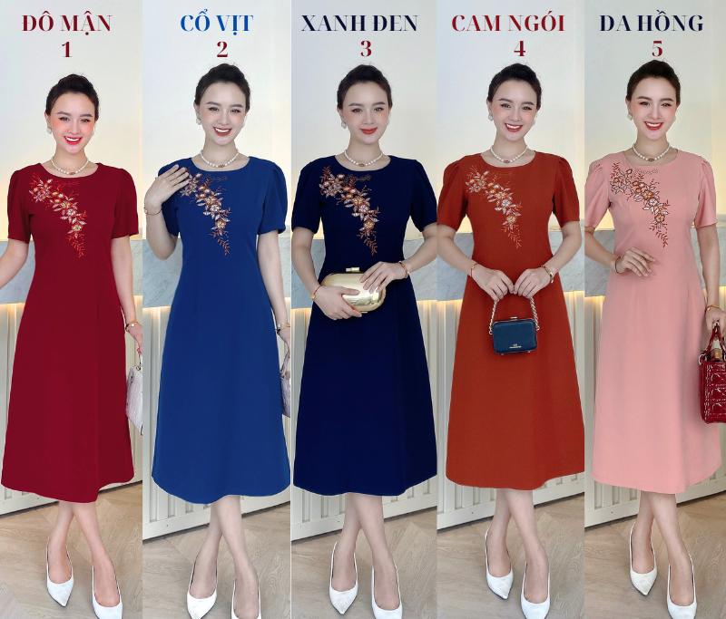 Product Introduction of ĐẦM THÊU- HOA - PHỐI PHALE- Dress- Women 6
