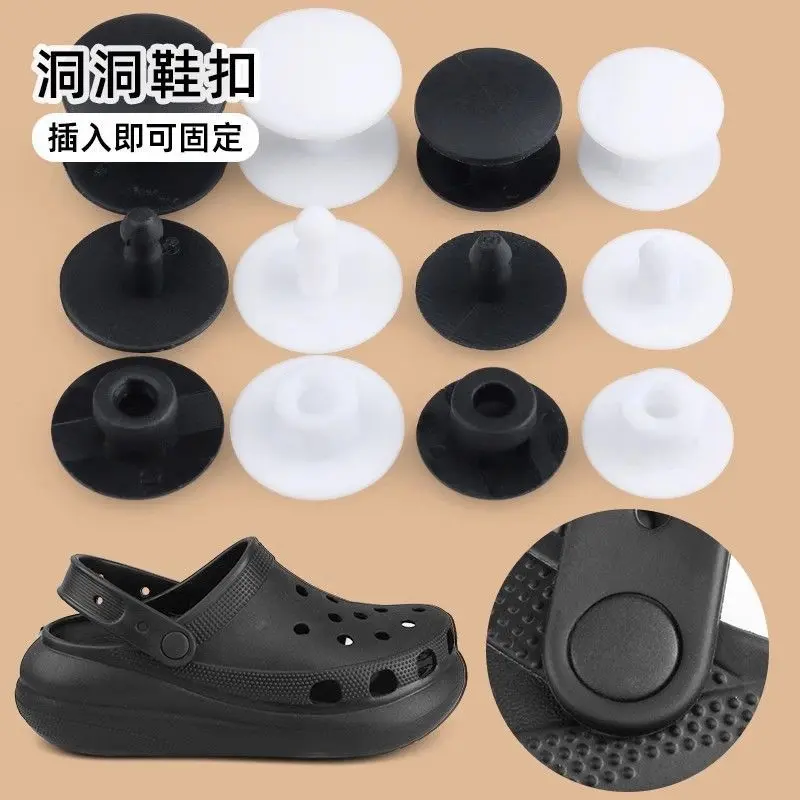 Chốt Sandal Charm Croc, Chốt Cố Định Giày Đi Biển, Đầu Nối Dây Giày, Chốt Bấm, Phụ Kiện Dép, Đánh Giá Tích Cực 92%, Năm 2025