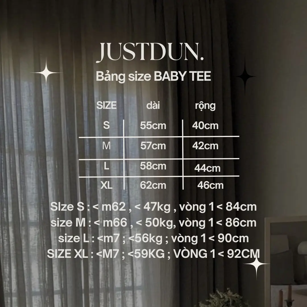 Áo Thun Nữ Baby Tee JUSTDUN B1 – Thêu “BLACK PEARL”, Chất Cotton Mềm Mịn, Co Giãn Nhẹ, Form Gọn Trẻ Trung | BigBuy360 - bigbuy360.vn