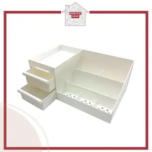 Rak Kosmetik 156 GSF / Rak Serbaguna / Rak Skincare + Laci / Rak Make Up 3 Susun / Storage Box Drawer Makeup