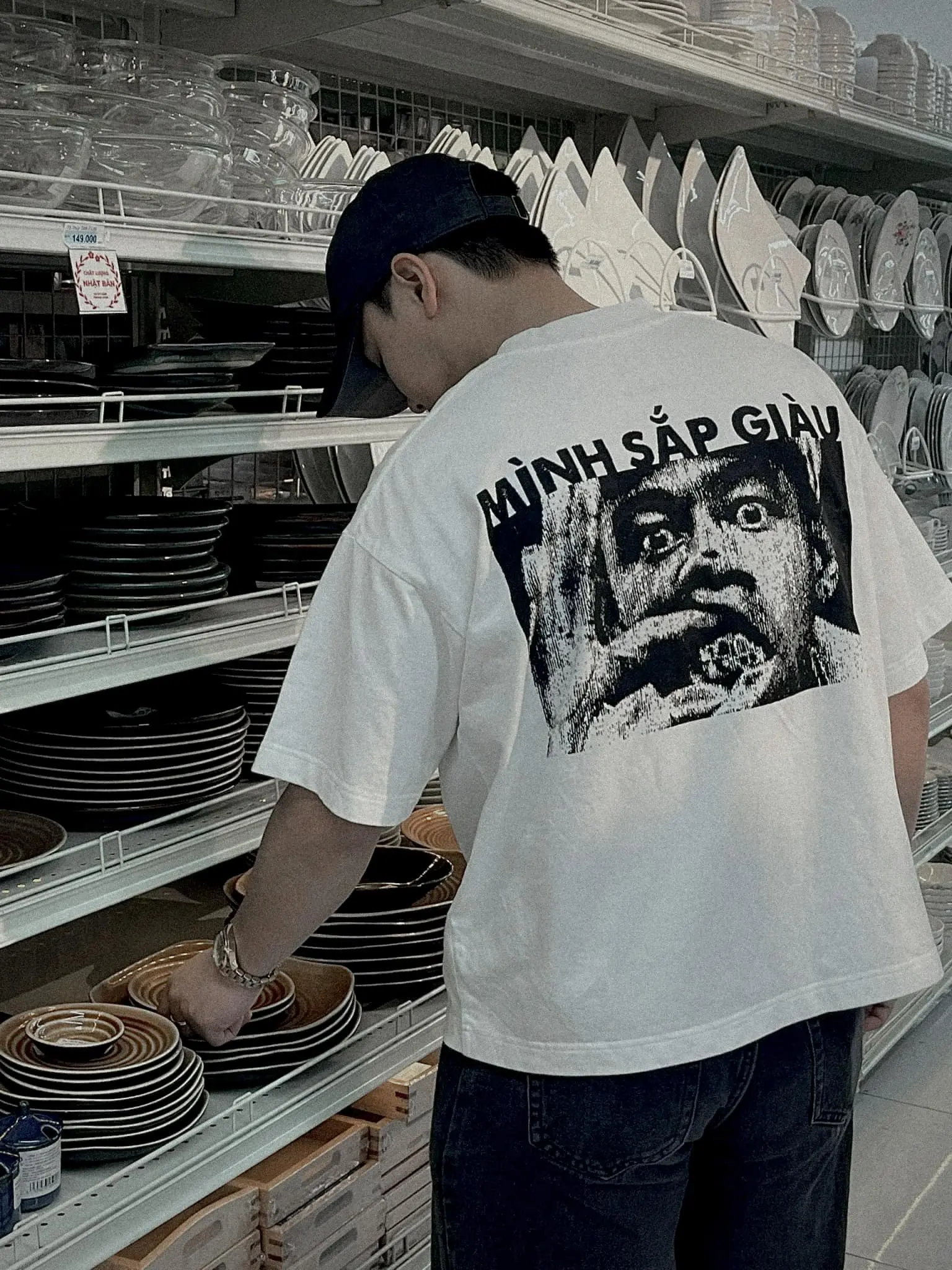 Áo thun DEUP WHITE MSG T-shirt