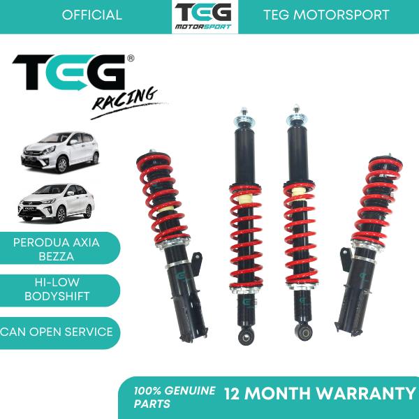 Bezza/Axia 14~22 TEG RACING Adjustable Suspension Set Hi Low Body Shift ...