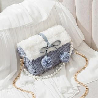 Bộ Nguyên Liệu Đan Túi Túi Handmade Tự Đan Nơ Pom - Phụ Kiện Đan Tú Bag Đeo Vai