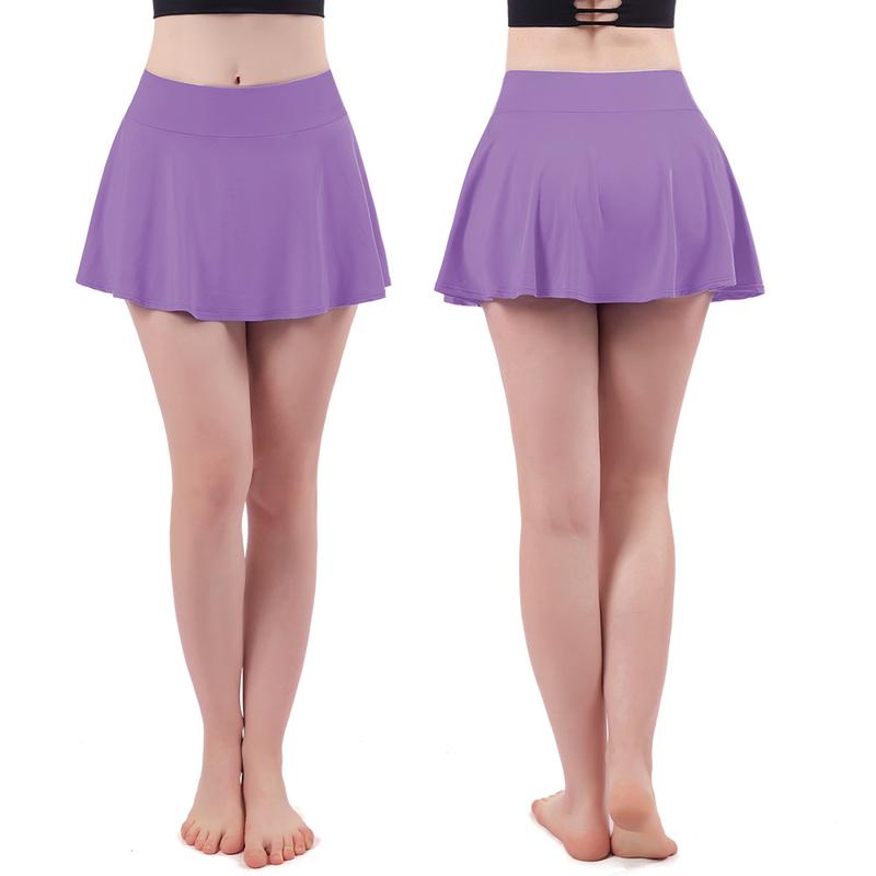 Product Introduction of Fake Two-Piece Nude Feel Yoga Culottes Women's Summer Quick-Drying Running Fitness Tennis Skirt Training Sports Short Pants 39