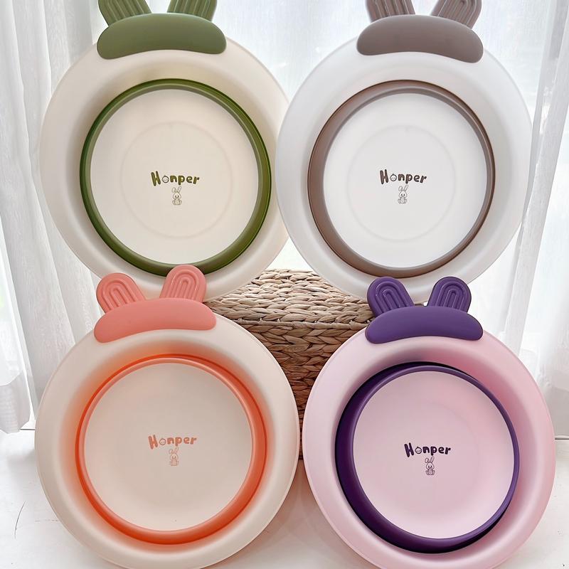 Chậu rửa mặt gấp gọn Honper tai thỏ Cho Bé