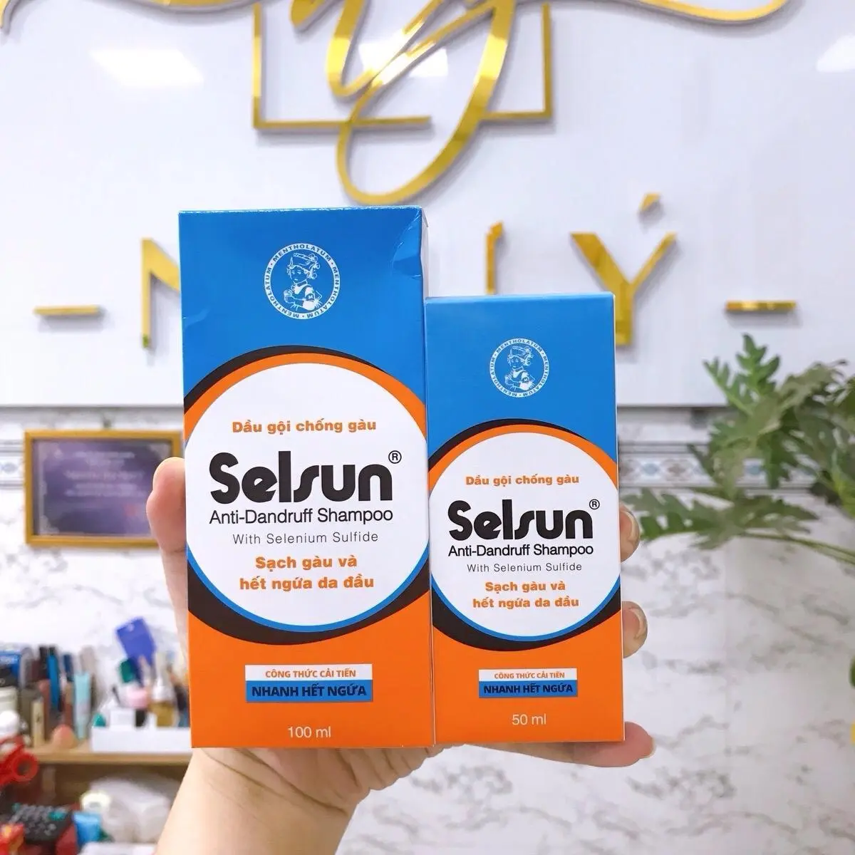 Dầu gội chống gàu, nấm, hết ngứa da đầu Selsun 50ml/ 100ml Nữ Dưỡng Tóc