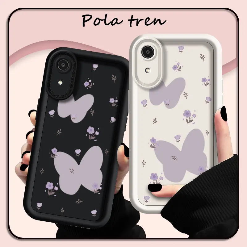 Casing hp SamsungA03Core Tahan jatuh Sangat tipis kerak Baru wanita case