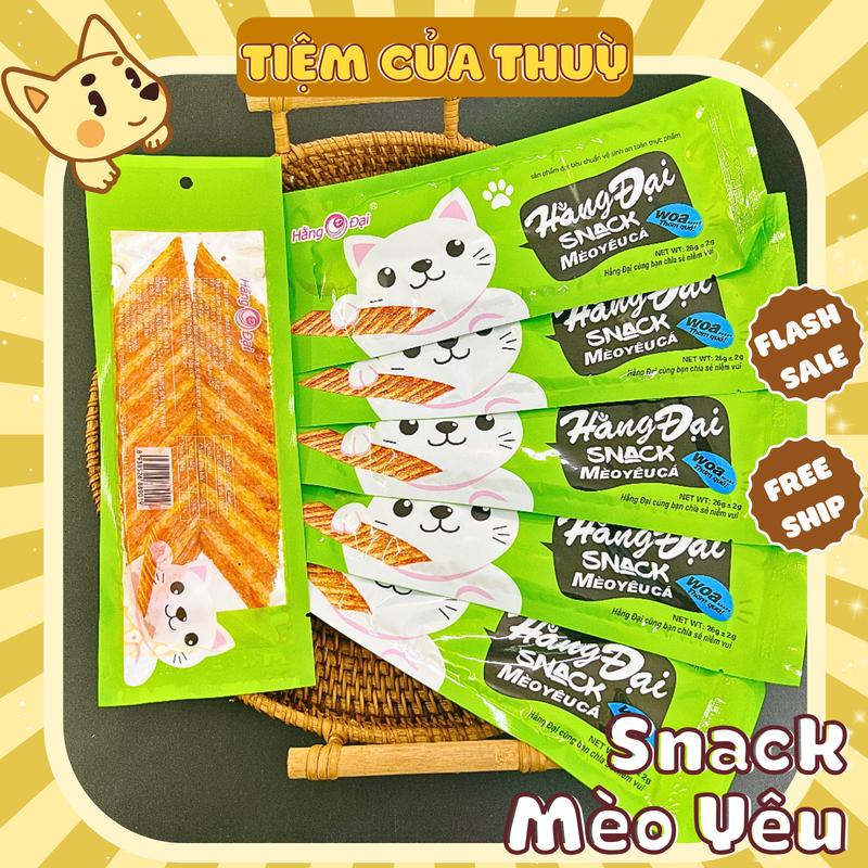  Bịch 30 Gói Snack Hằng Đại Mèo Yêu Cá Cay Đặc Biệt KHUYẾN MẠI  