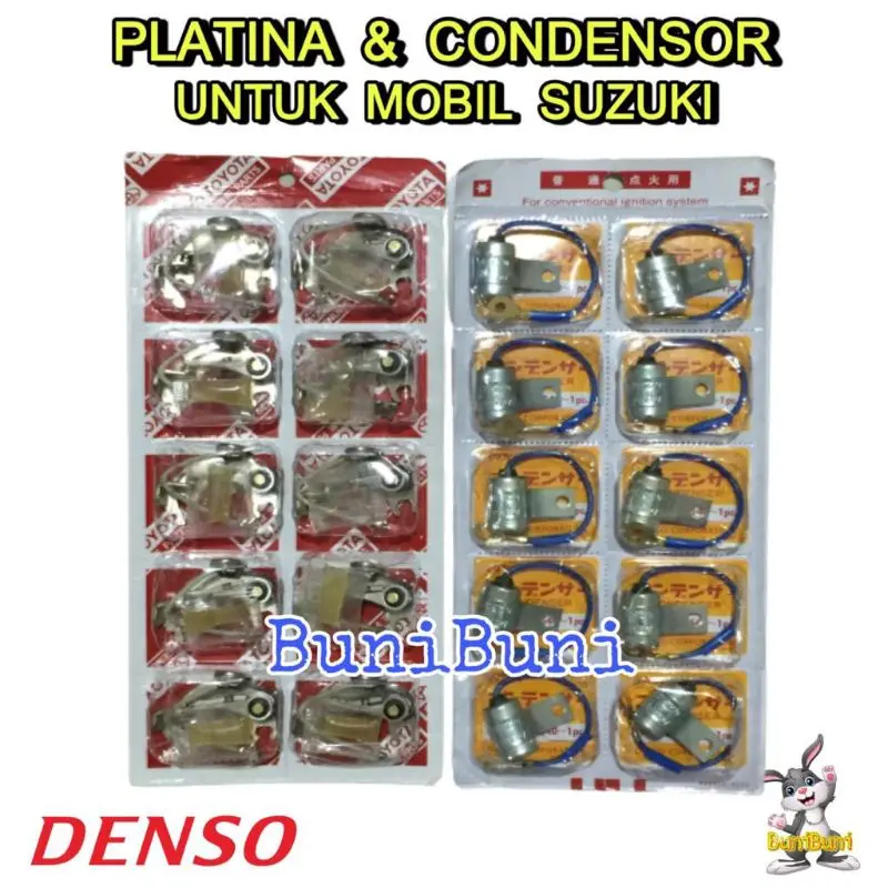 PLATINA CONDENSOR SET Untuk Mobil SUZUKI CARRY EXTRA 1.0 ST100 Dan JIMNY KATANA 1