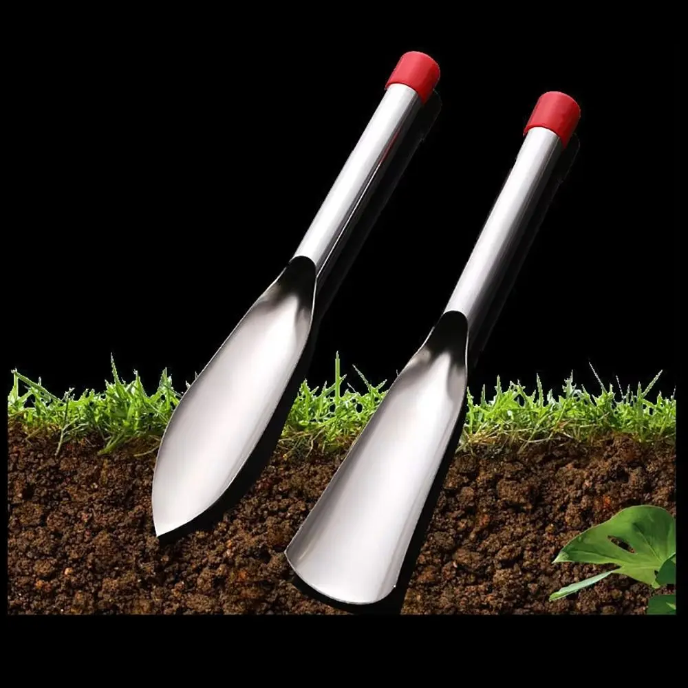 New Multifunctional Gardening Tool Set Durable Portable Plant Transplanting Small Shovel Potted Transplanter Stainless Steel Catching Vegetable Rake Planting Flowers