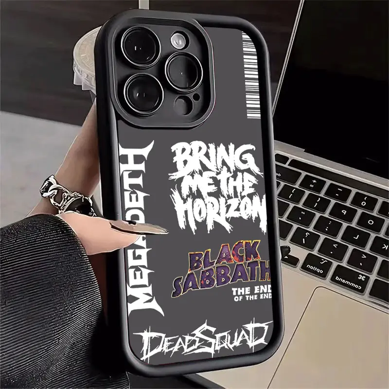 Casing Untuk hp Infinix Hot 50 Pro Plus Hot 50i Smart 9 Note 40 Pro GT 20 Pro Smart 8 Pro Hot 40 Pro Smart 8 5 6 7 Note 30 Hot 40i 30i 20S Note 12 Hot 12 11 9 10 Play SPARK 20C GO 2024 Cool Music Band illustration Soft Case 5
