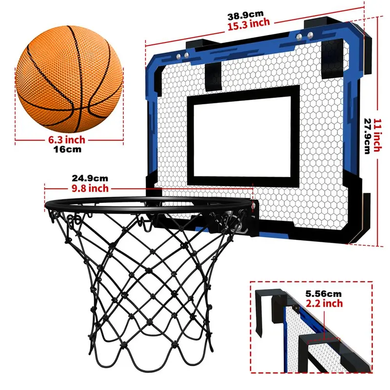 Foldable Basketball Hoop Toys (1 Set), Outdoor Indoor Ball Game Toy For Adults Kids Gift 1