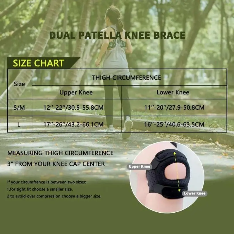 Bảo vệ Patella mềm Có Thể Điều Chỉnh Dây đeo bảo vệ, 1 miếng, giảm chấn, thoải mái, nẹp đầu gối thể thao 5