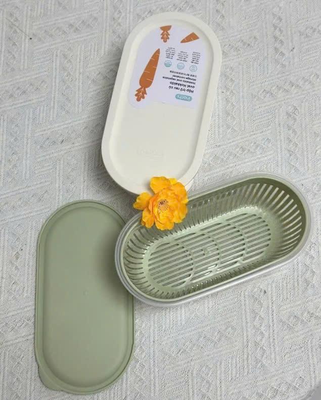 Hộp đựng rau củ , Dùng để bảo quản các loại rau thơm, củ, quả, Chính hàng inochi 4