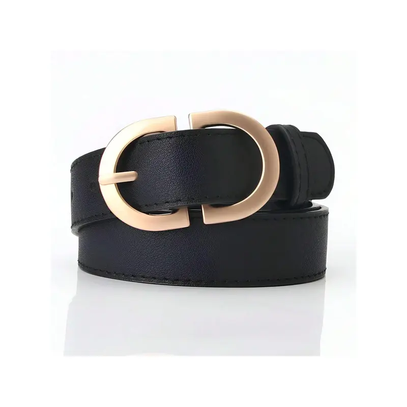 Women Fashion Double D Buckle  Versatile Belt With Multiple Colors Available Harness 4