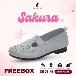 LVR Sakura Sepatu Slip On Sepatu Fashion Wanita Premium  LV0321